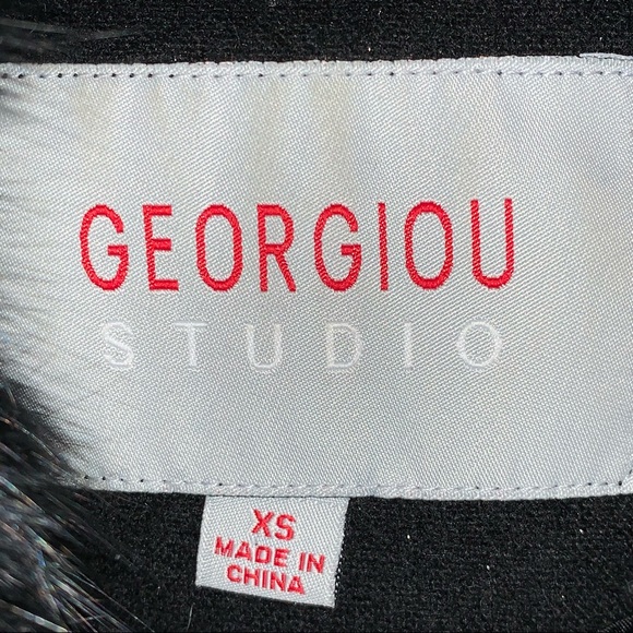 Georgiou Studio Peplum Coat - Picture 8 of 9
